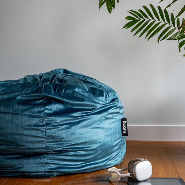 Beanz | Velvet | Bean Bag | Teal