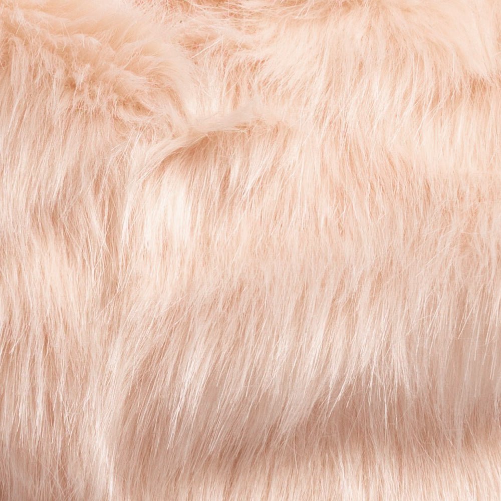 Beanz | Long Faux Fur | Bean Bag | Soft Pink