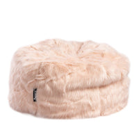 Beanz | Long Faux Fur | Bean Bag | Soft Pink