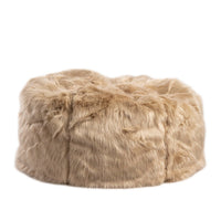 Beanz | Long Faux Fur | Bean Bag | Taupe